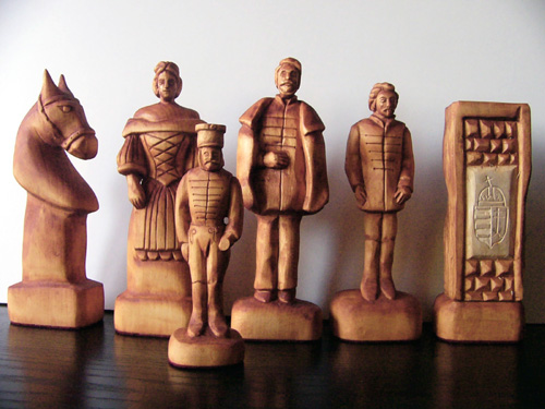 Hungary Wooden Chess Set