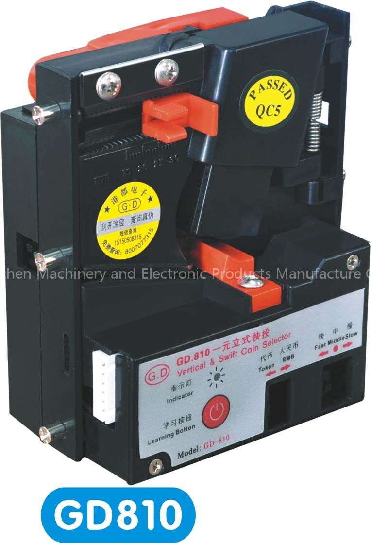 GD810-1Y5J intelligent top insert coin acceptor