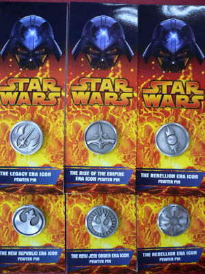 Malaysia Star Wars Pewter Pin Set