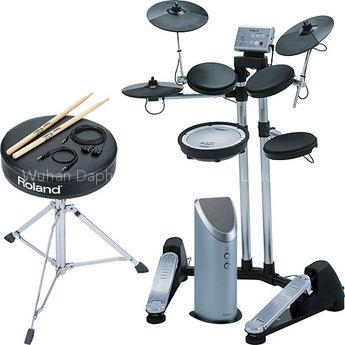 Roland HD-1 - V-Drums Lite All-in-One Electronic Drum Kit with PM-01 Monitor and DAP-1 Accessory Pack