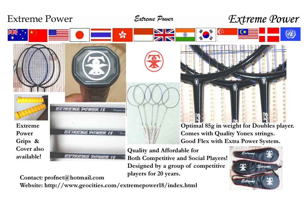 Singapore Graphite Badminton / Tennis Racket