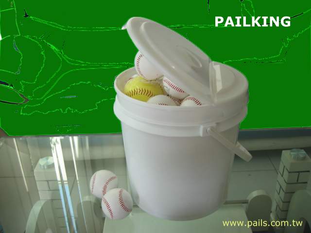 Taiwan EZ Folding Lid Baseball Pails