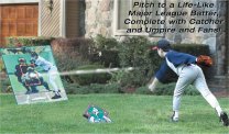 Taiwan Patented Electronic Baseball, Baseball Pitching Target Net