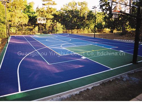 backyard court surfaces