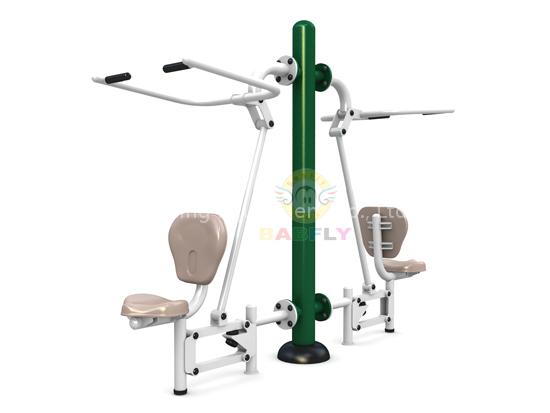Outdoor fitness equipment ( Two-seat leg press training device)
