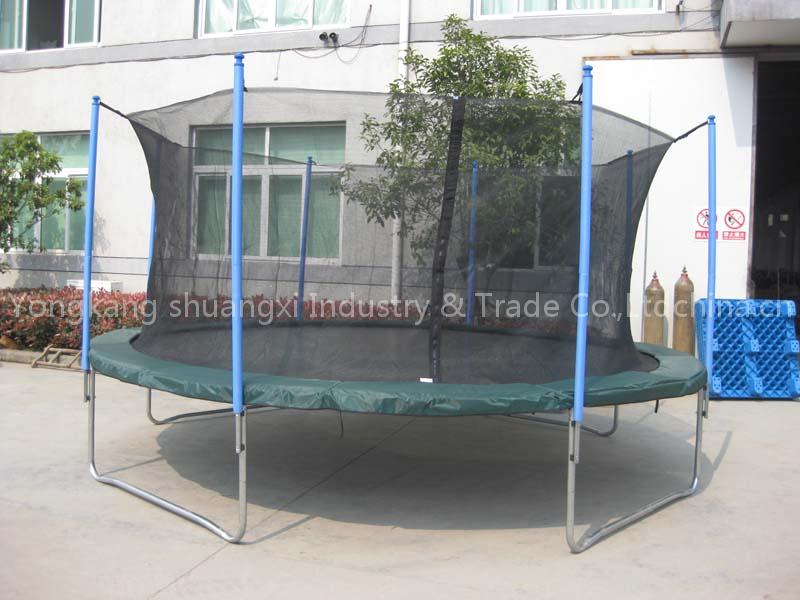 trampoline net inside 14