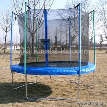Big Trampoline with Safety Enclosure