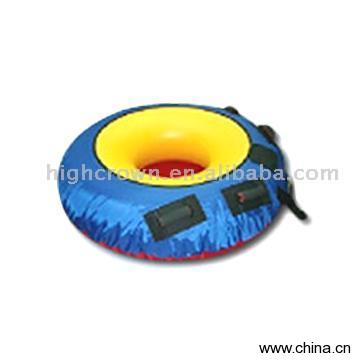 Round Towable Tube with Nylon Cover