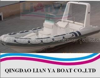 rubber/pvc inflatable boat rib boat fiberglass boat tender ce