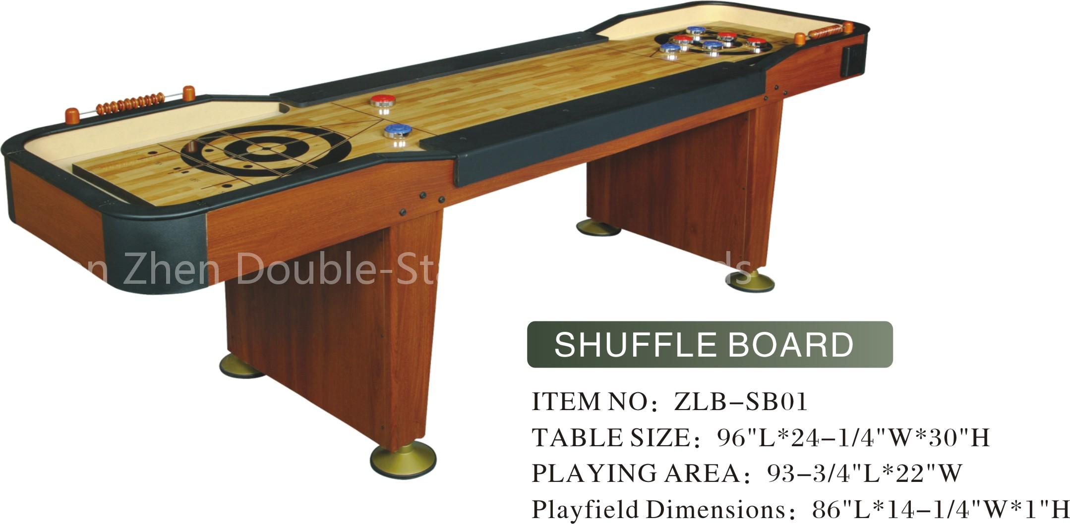 Shuffleboard table