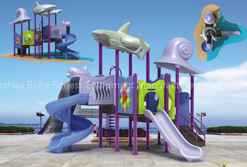BH02-2 Deep-sea Slide In Outdoor Amusement Series