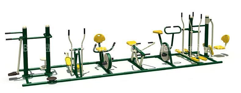 BH72-3 Outdoor Luxury Combination Fitness Equipment