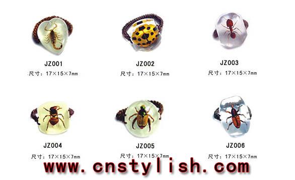 Insect Amber Crafts-Finger Ring