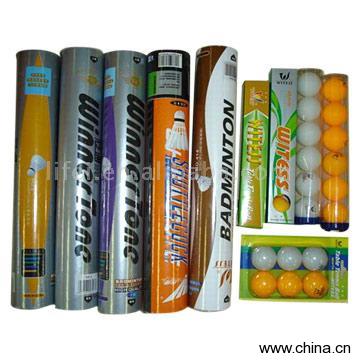 Badminton and Pingpong Balls
