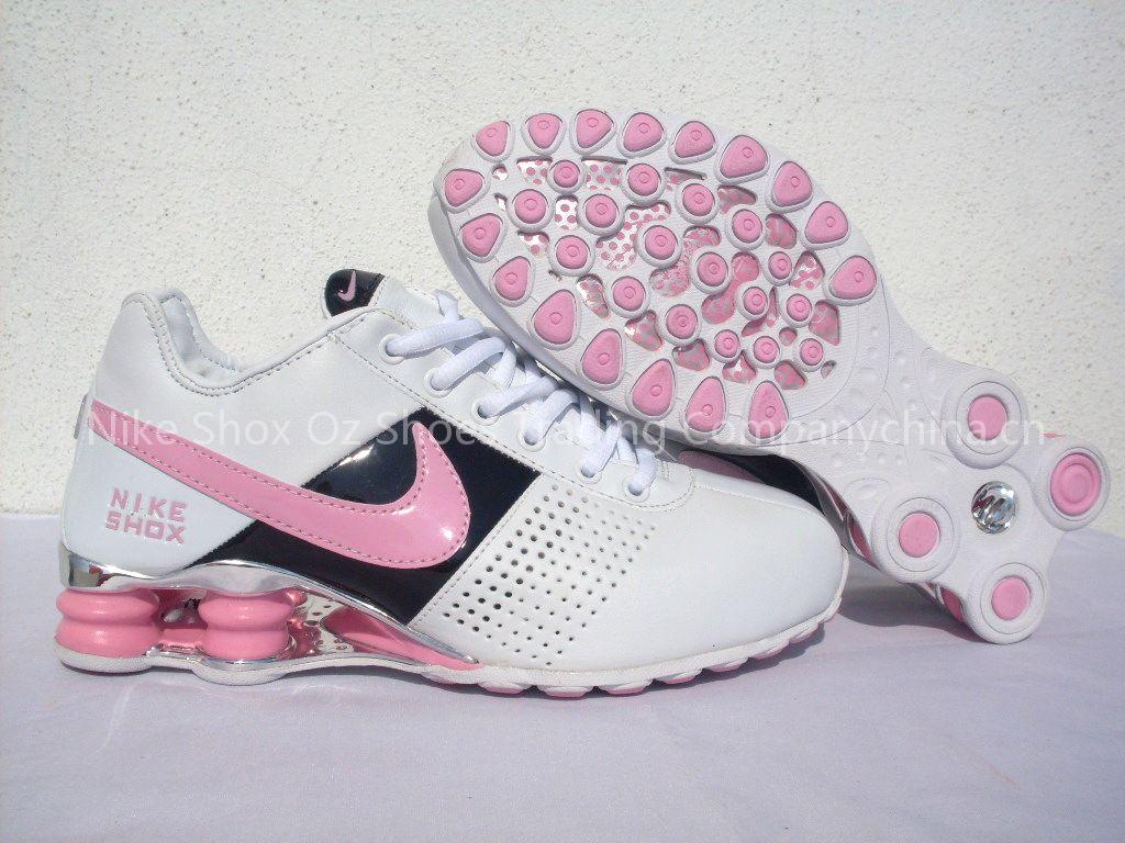 Shox pink white black mens shox nike oz for durability