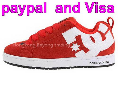 DC shoes /accept paypal and CC