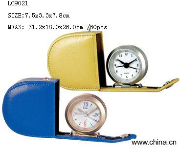 Leather Travel Clock