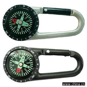 Carabiner with Compass