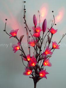 silk flower, lighting flower series