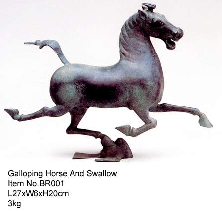 China (Mainland) Bronze Han Horse Statue