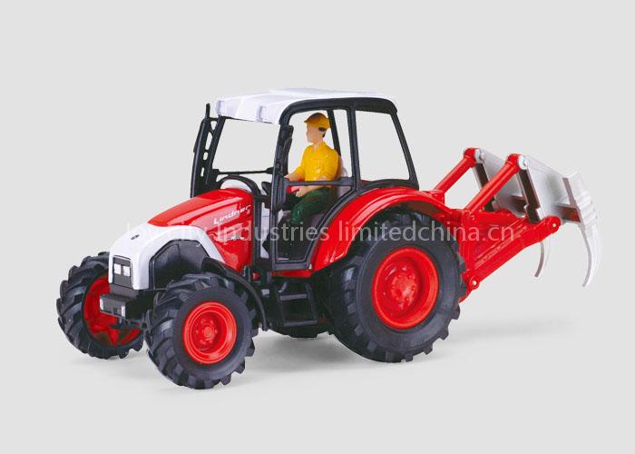 Die-cast model tractor