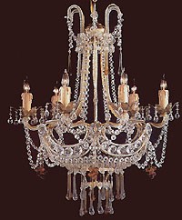 India Antique Glass Chandeliers Oil Lamps&Handicrafts