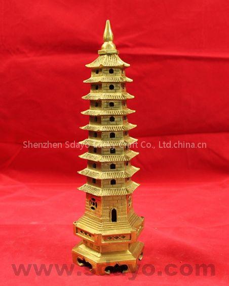 brass Wenchang tower