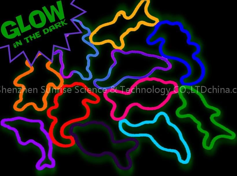 animal shaped glowing hand bands