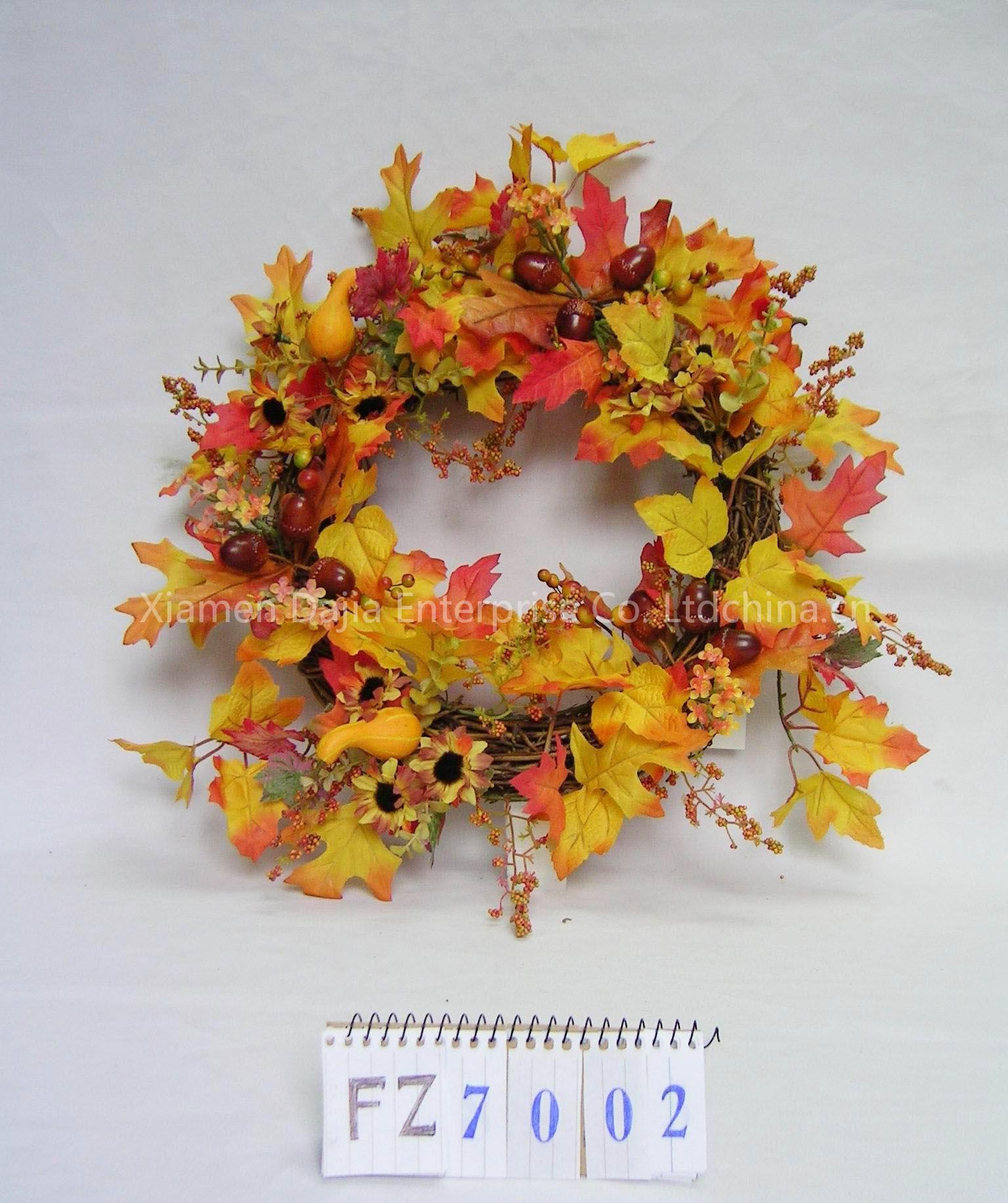 artificial flowers wreath/garland