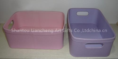 PVC leather box
