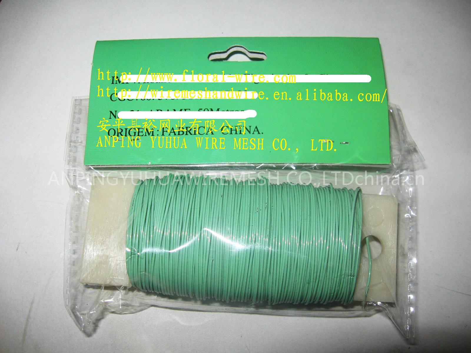 garden wire on wooden stick