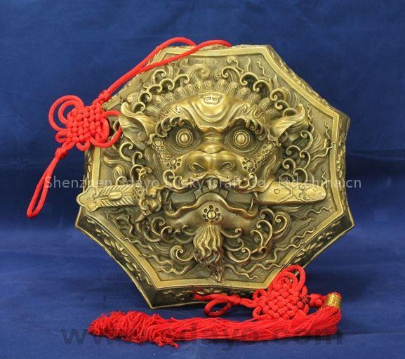 bronze Lionhead, Lion head pendant