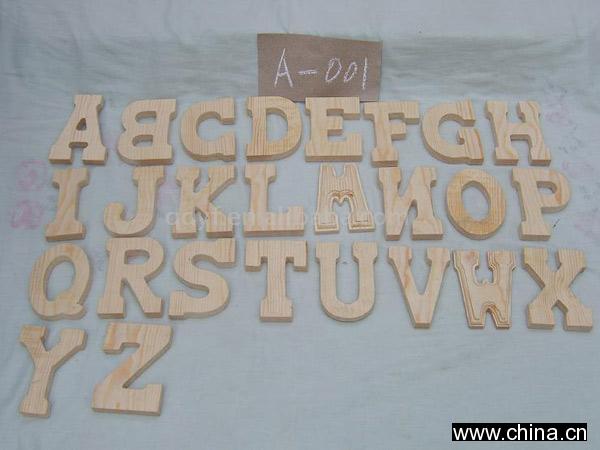 Wooden Letters