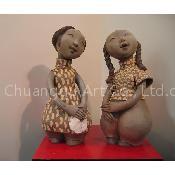 Clay Figurine-Ladies