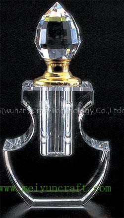 crystal perfume bottle