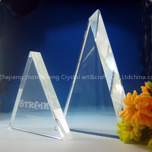 crystal trophy business gift