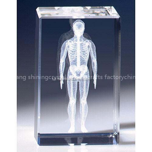 crystal optical glass gift 3d laser crystal-029