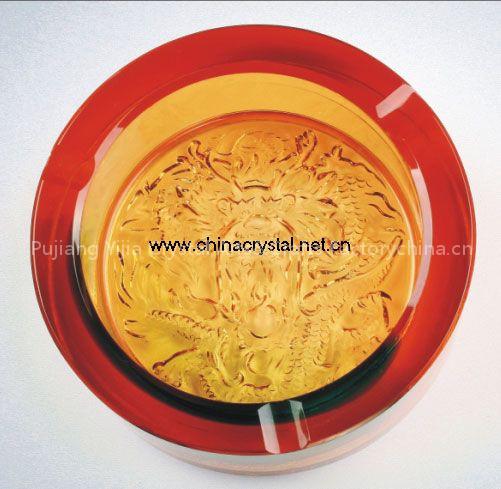 crystal ashtray