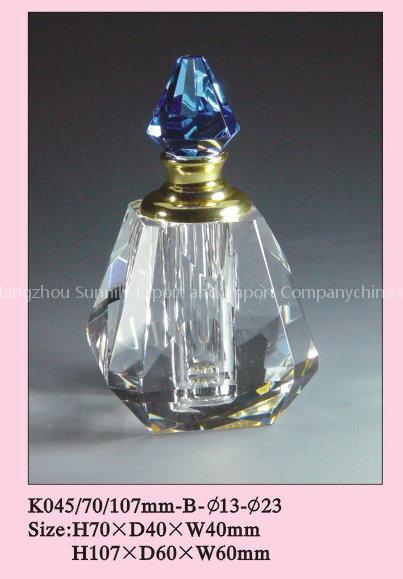 crystal perfume bottle