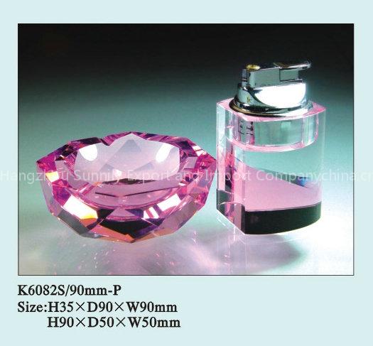 crystal ashtray