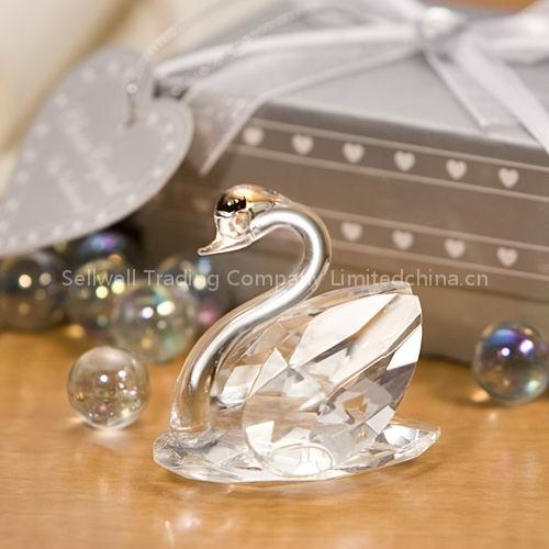 Crystal Swan Favors