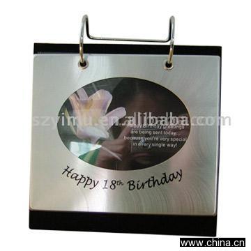 Aluminum Picture Calendar
