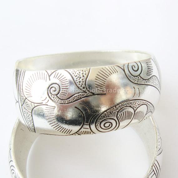 Chinese miao silver jewelry bracelet