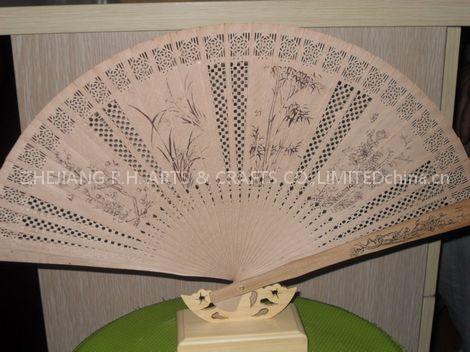 Handfans wedding favors wooden fans