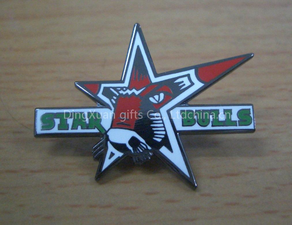 Hard enamel pin