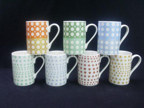 bone china cup and soup spoon