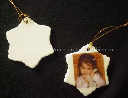 sublimation porcelain pendent