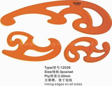 1203S: French curve set