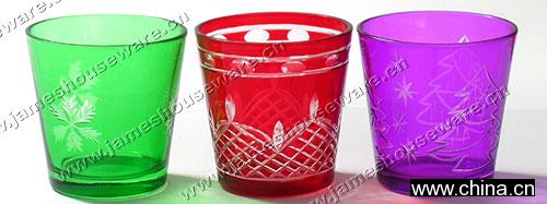 Glass Candleholder
