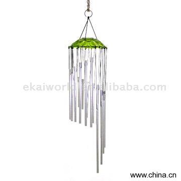 Green Sphere Wind Chime